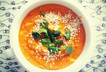 Едим с благими намерениями: тыквенно-бататовый суп